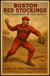 Boston Red Stockings Champions of the 1870s Poster