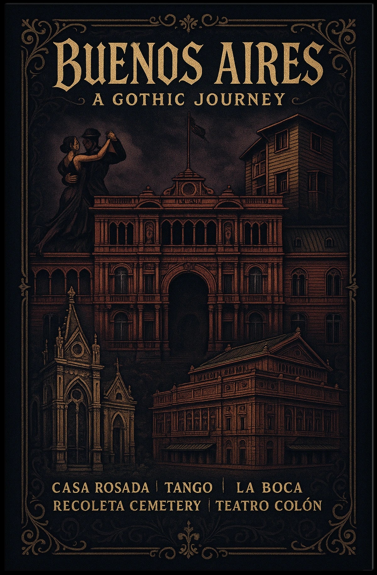 Buenos Aires A Gothic Journey Poster