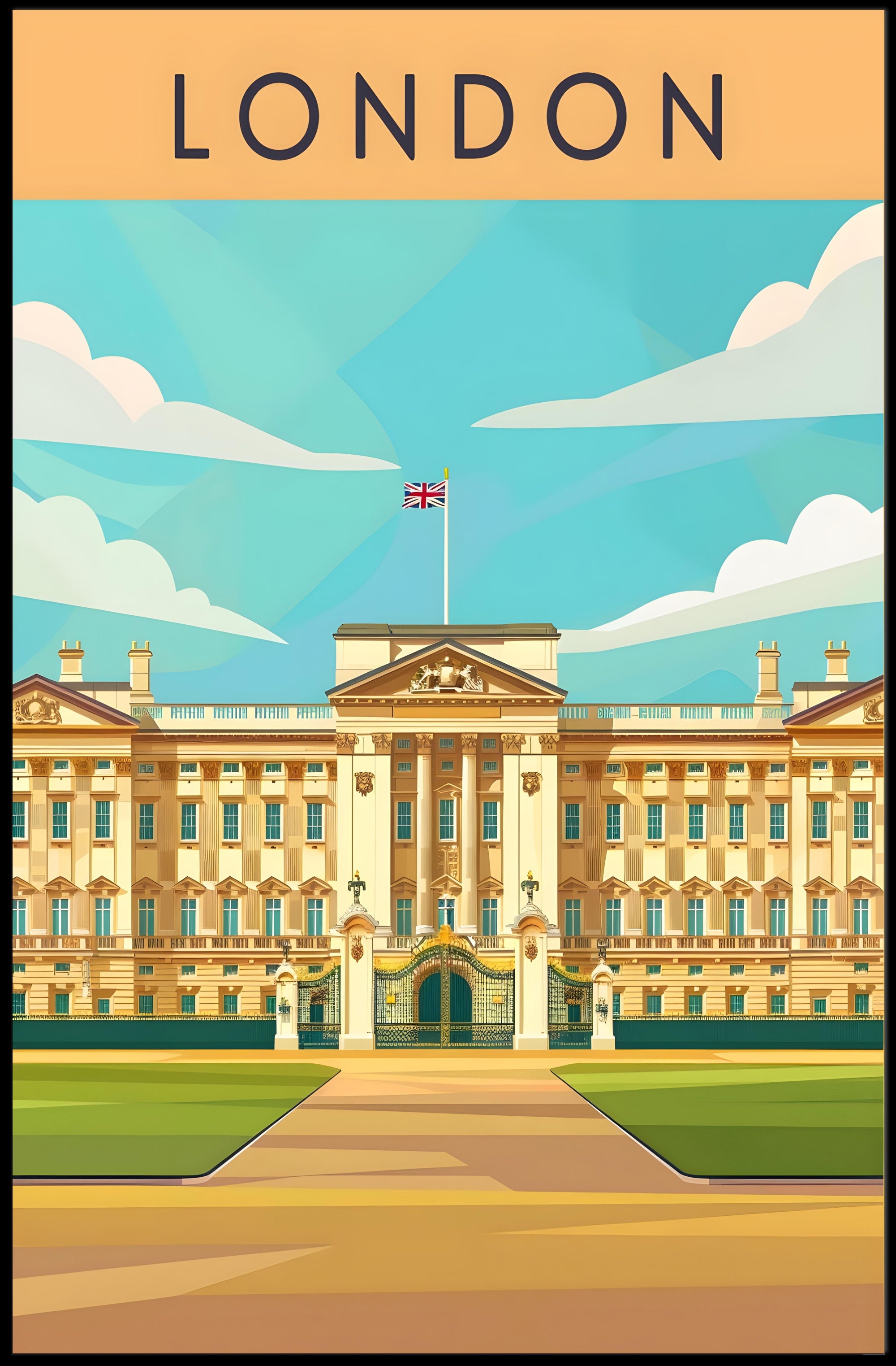 Iconic London Landmark Poster