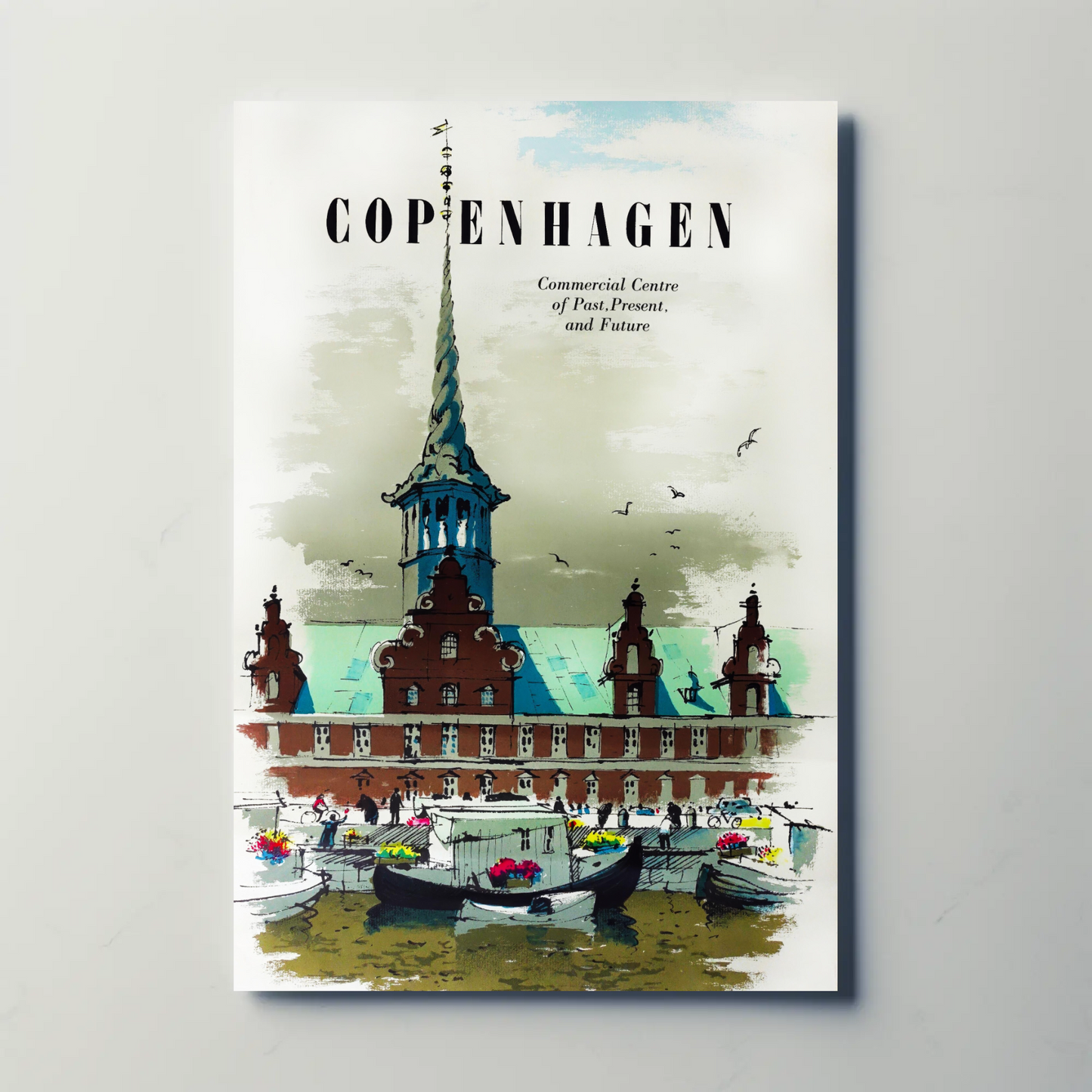 Copenhagen Travel Poster