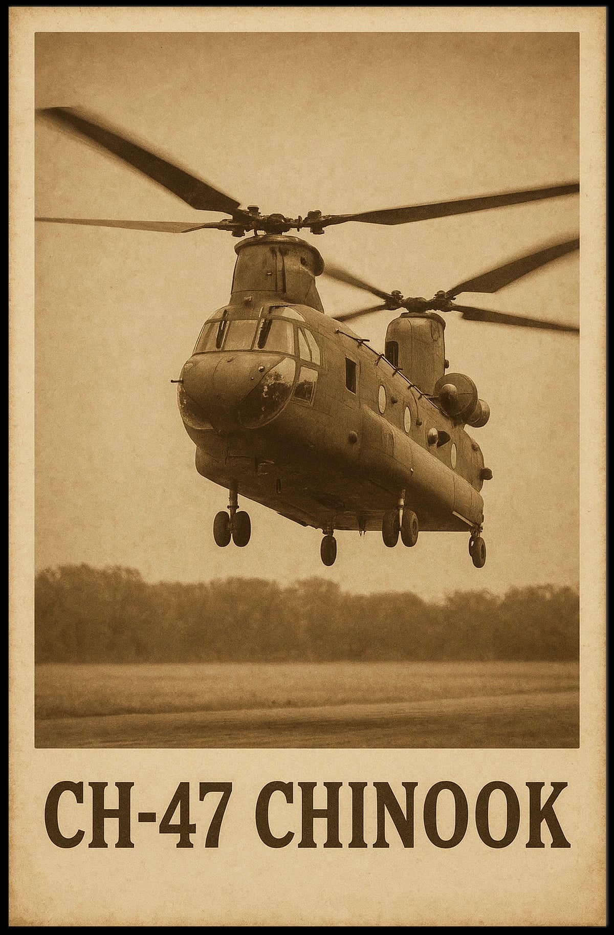 Ch-47 Chinook Poster
