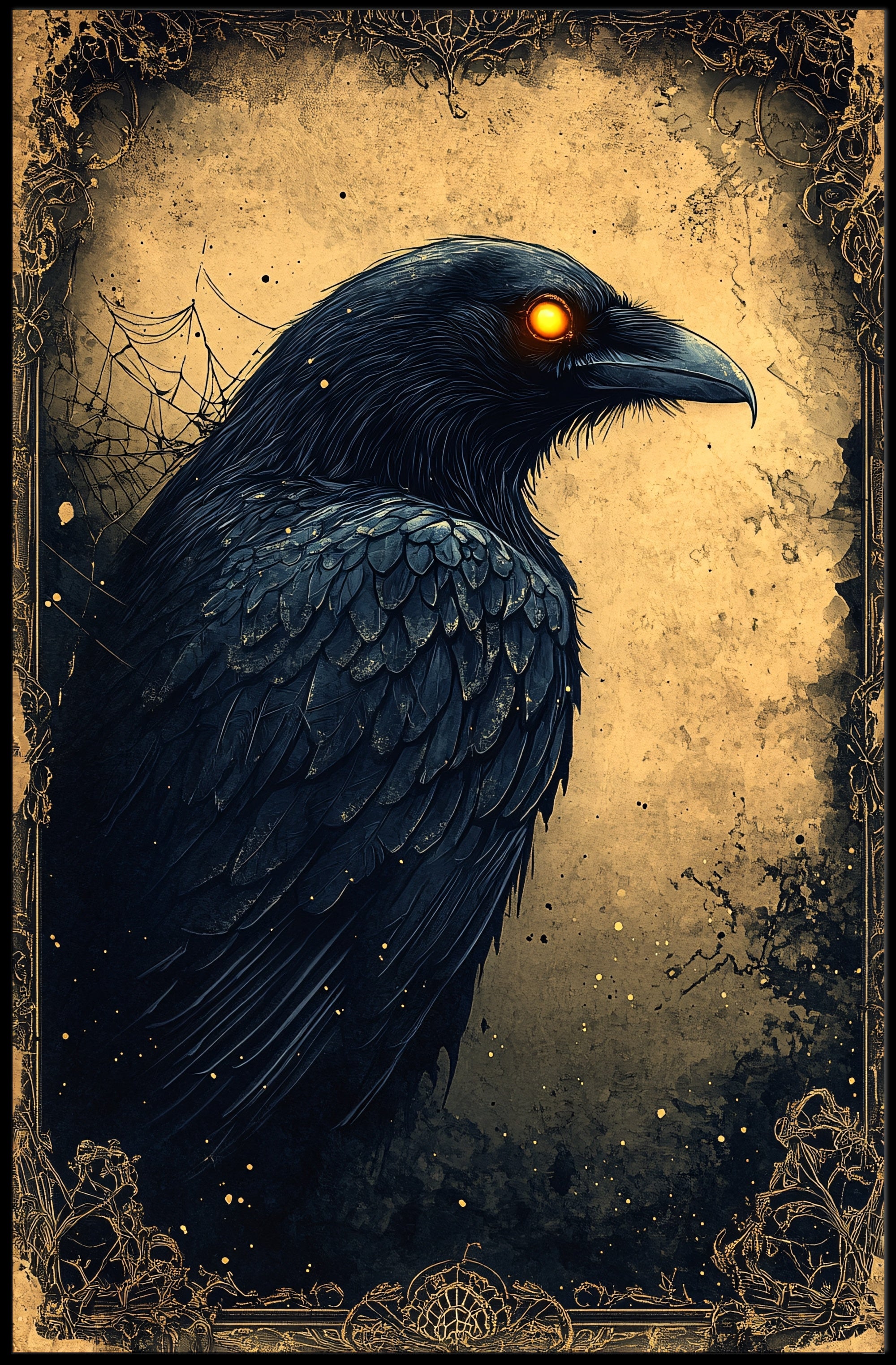 The Enigmatic Raven Poster