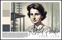 Rosalind Franklin: Pioneer of DNA Research Poster