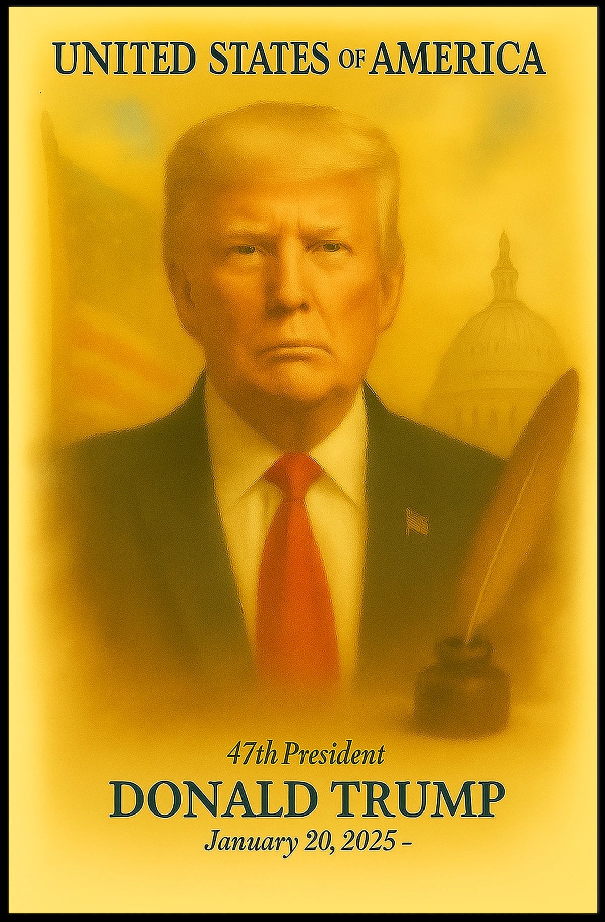 Donald Trump Guardian of Democracy Poster