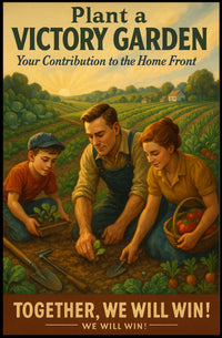Victory Garden Propaganda Poster