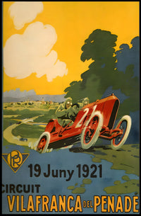 Circuit Vilafranca del Penedès 1921 Poster
