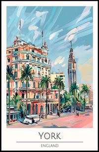 York Illustrated Poster PosterGoat