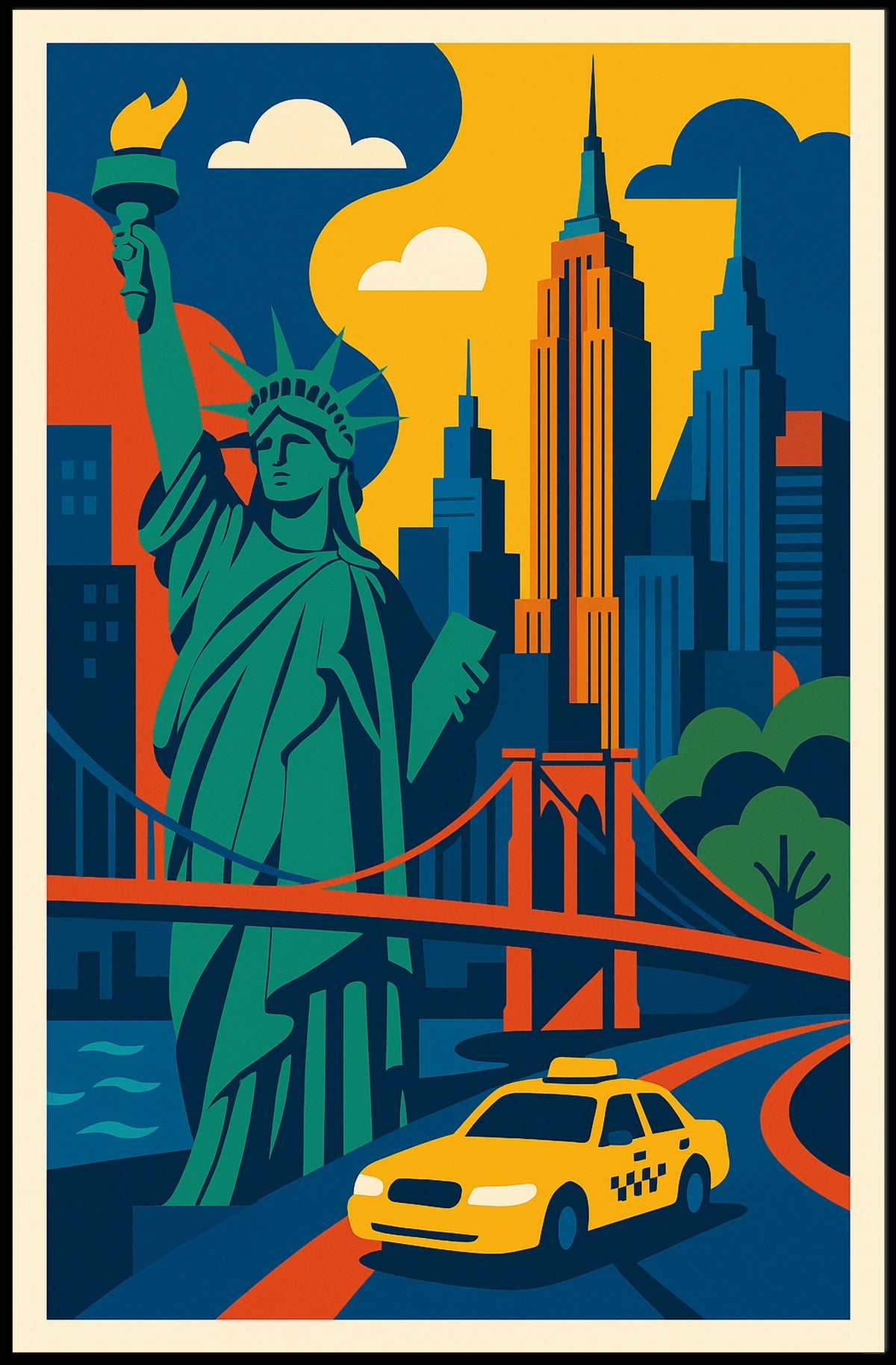 Iconic New York City Poster