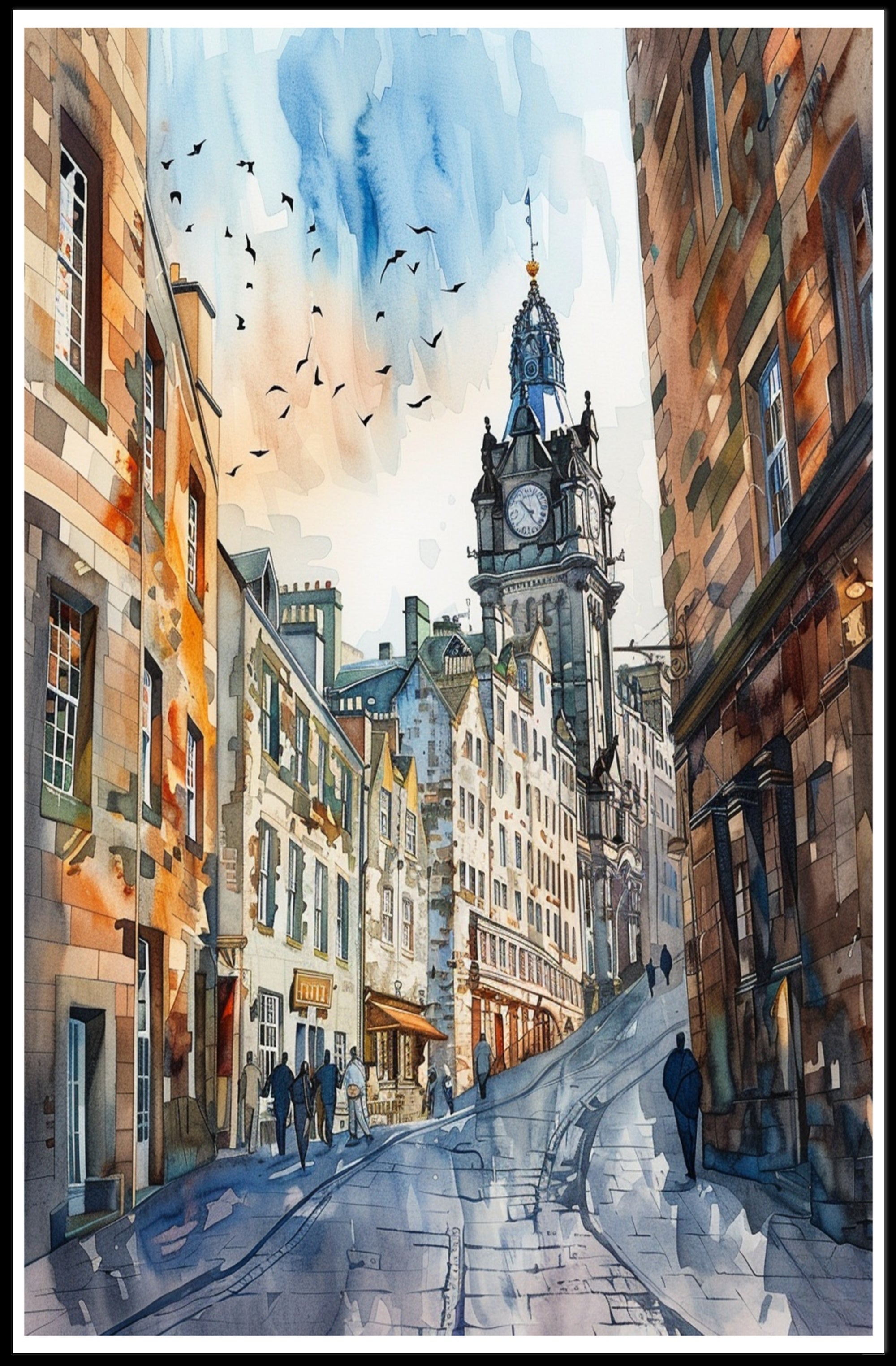 Captivating Cityscape Poster PosterGoat