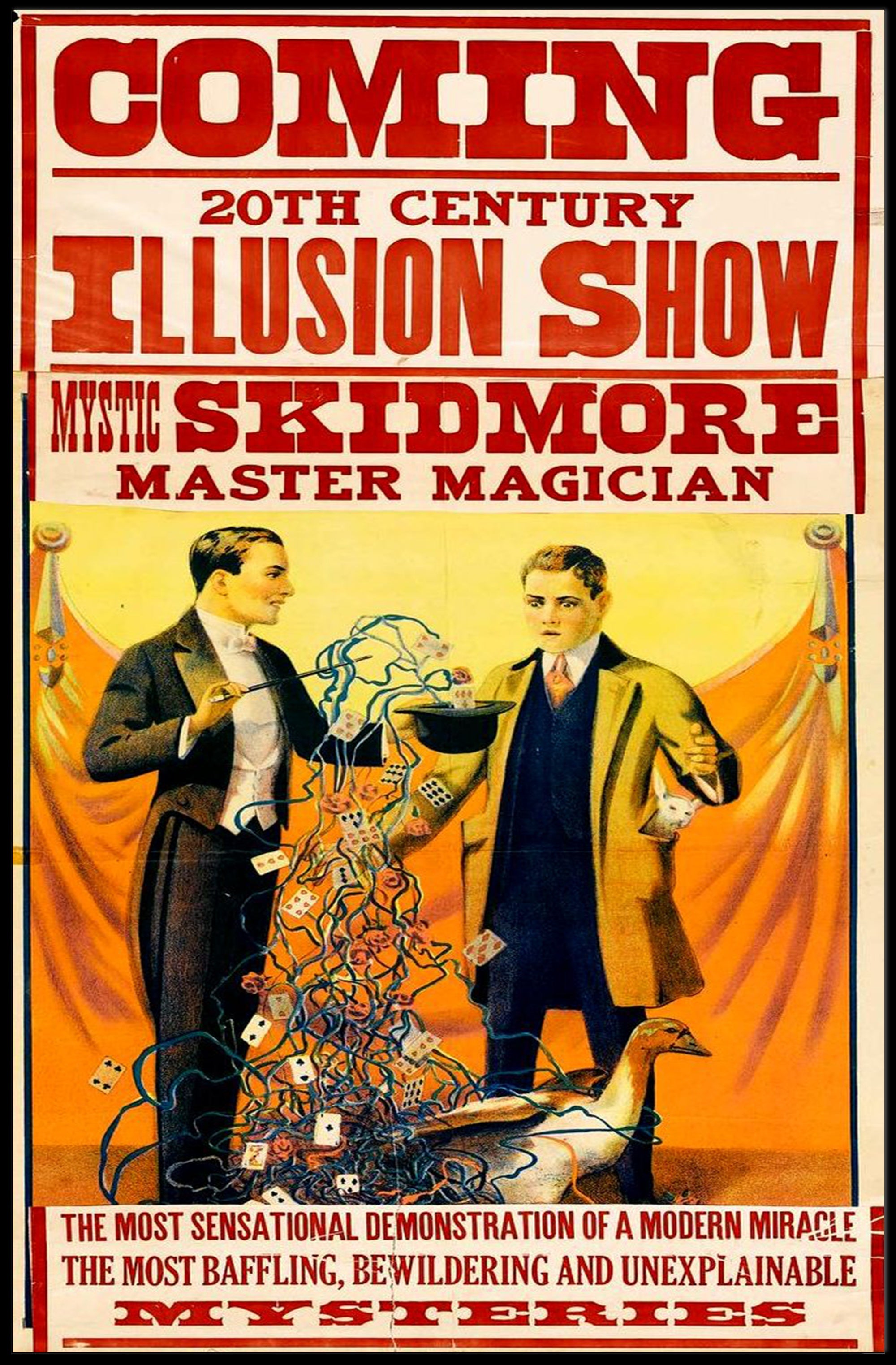 Magic Show Poster: Vintage-Style Theater Advertising