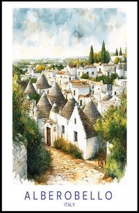 Scenic View of Alberobello Poster PosterGoat