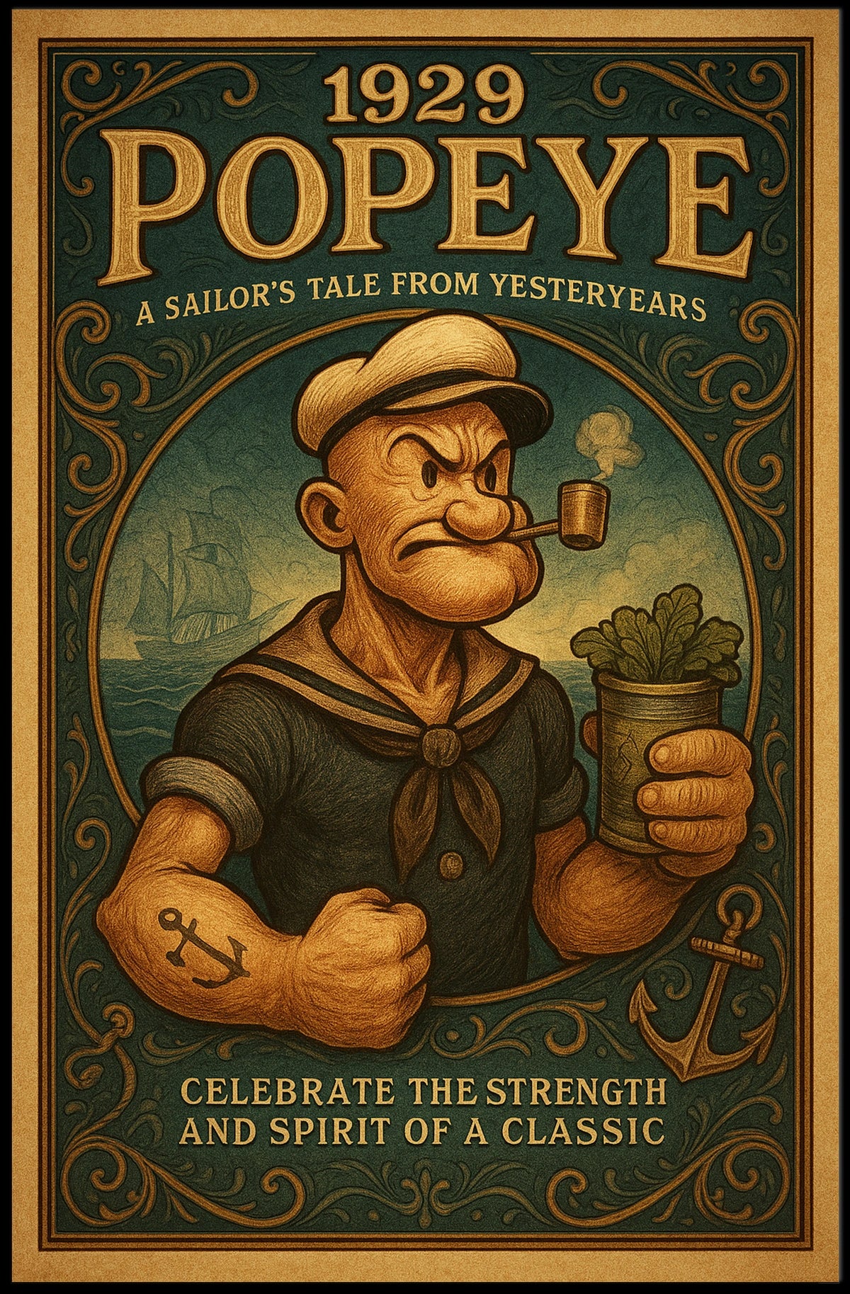 Popeye 1929 Art Poster POP-79