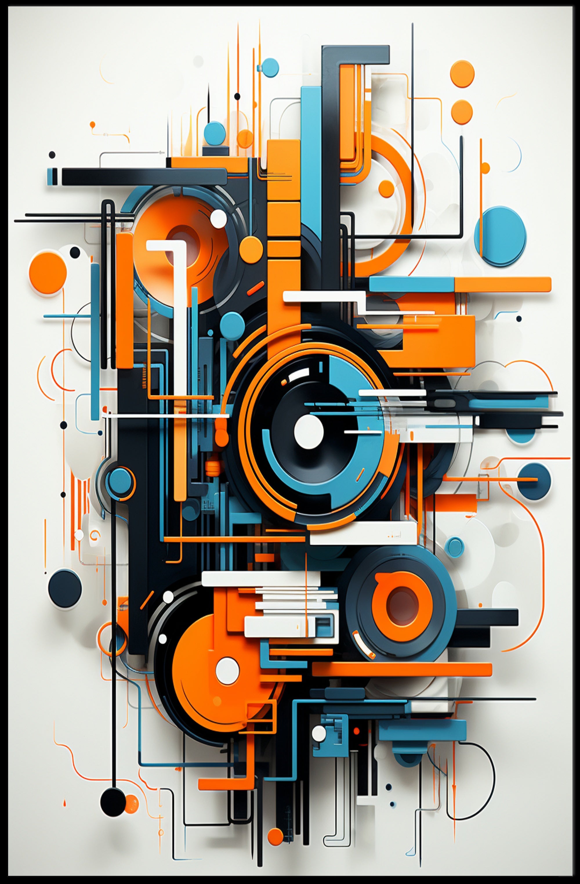 Geometric Abstraction Abstract Poster PosterGoat