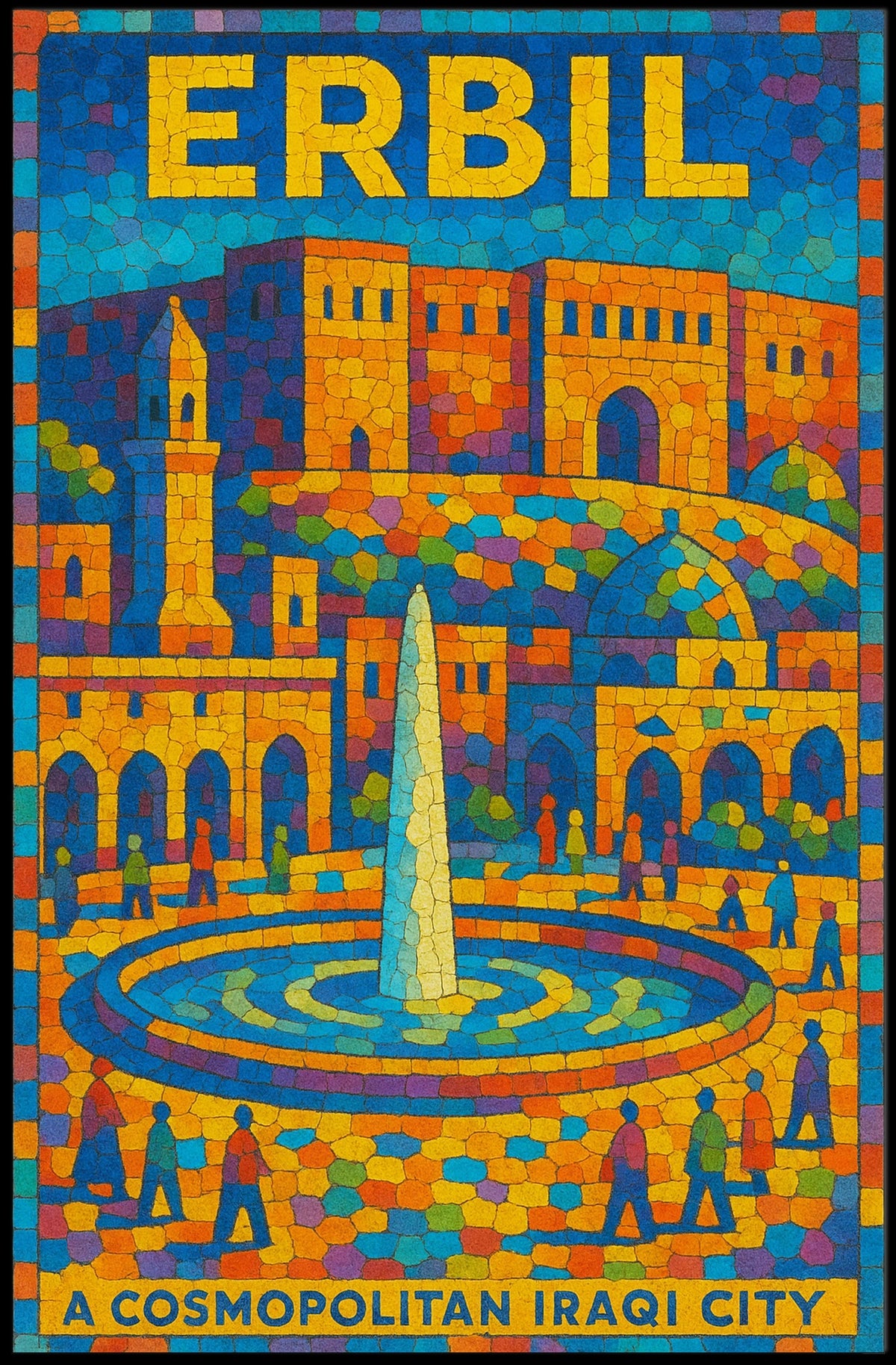 Erbil A Cosmopolitan Iraqi City Poster