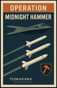 Operation Midnight Hammer Military Propaganda Poster PosterGoat