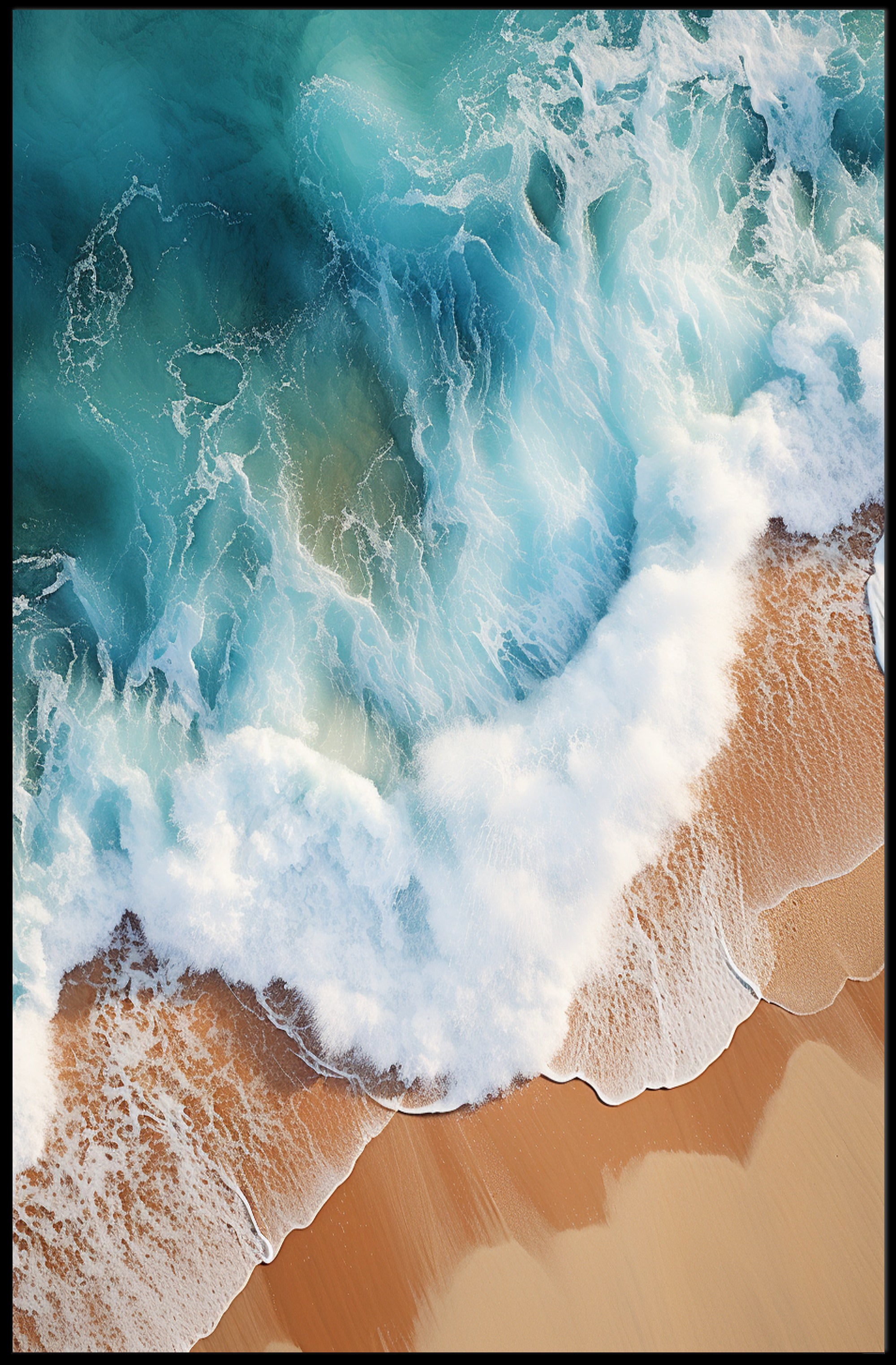 Ocean Waves Poster