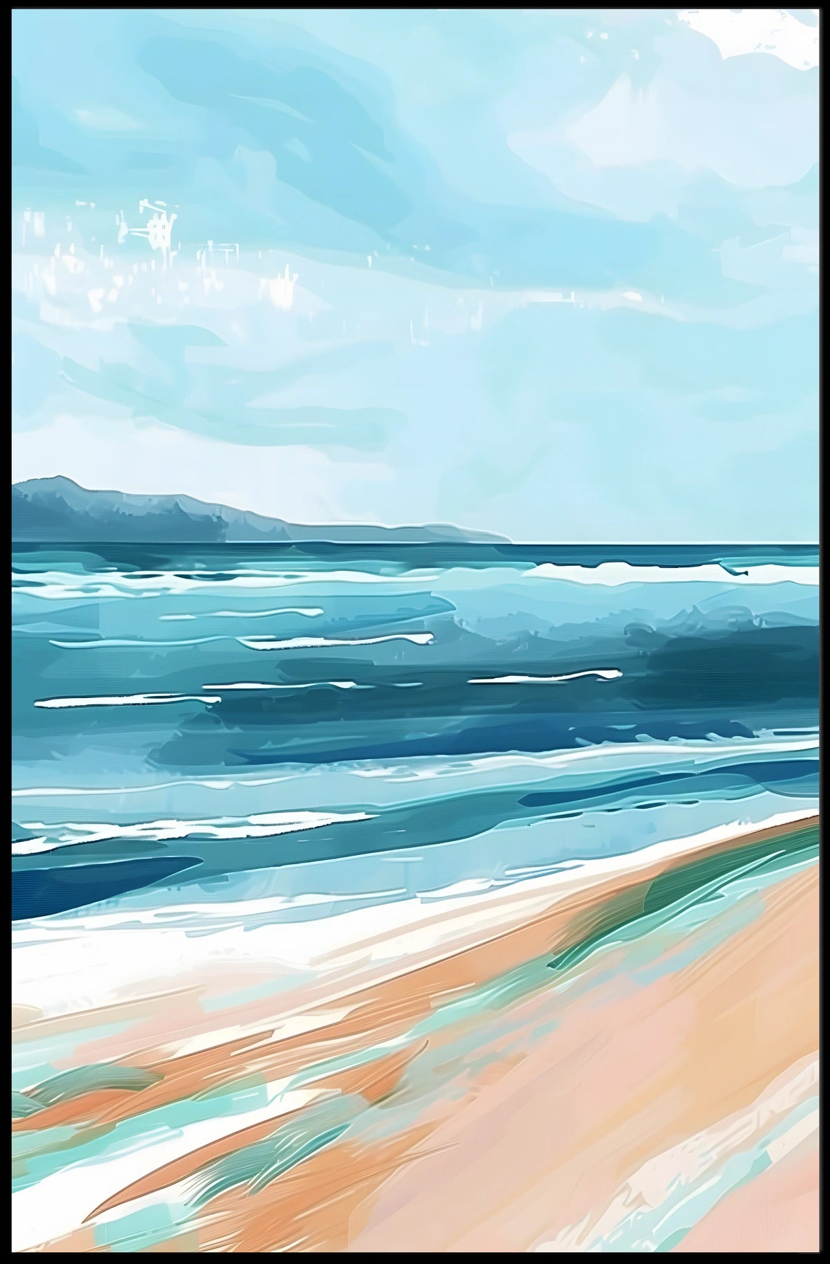 Tranquil Seaside Poster