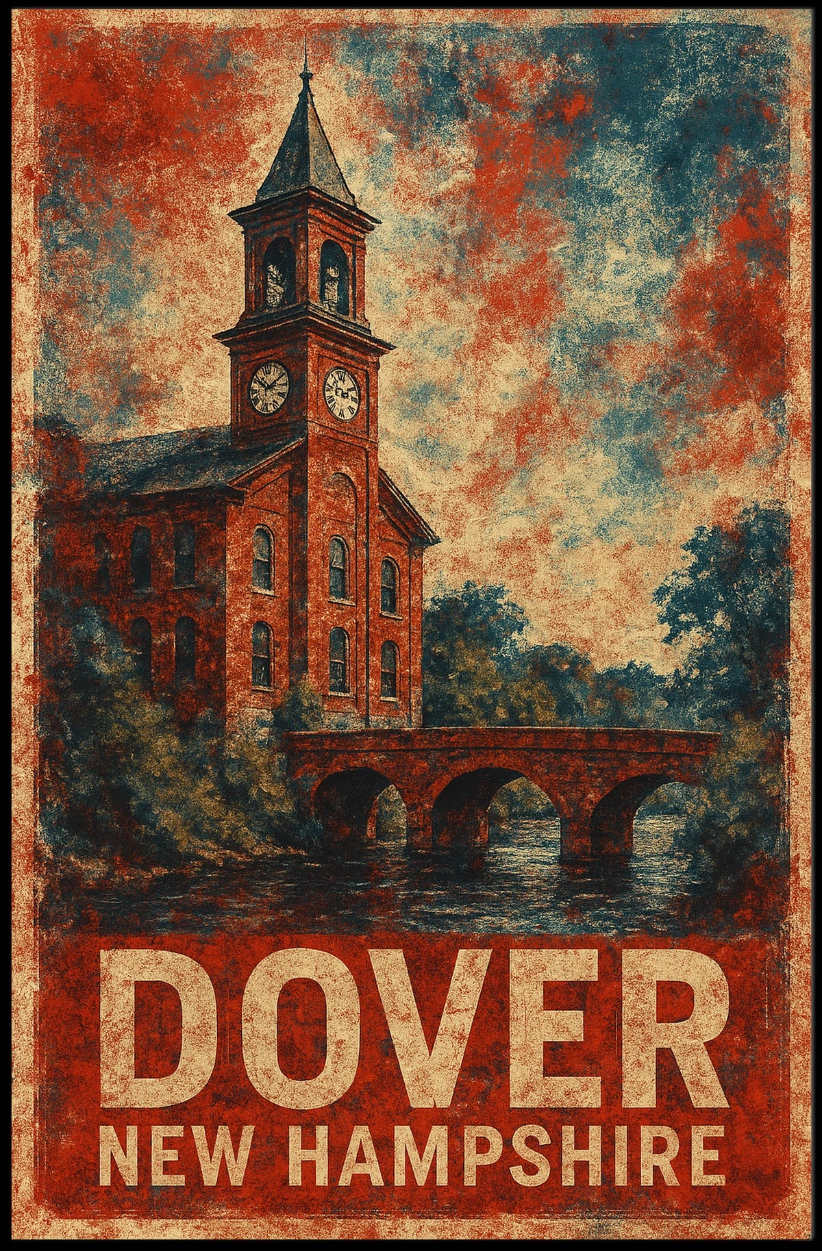 Dover, New Hampshire Poster