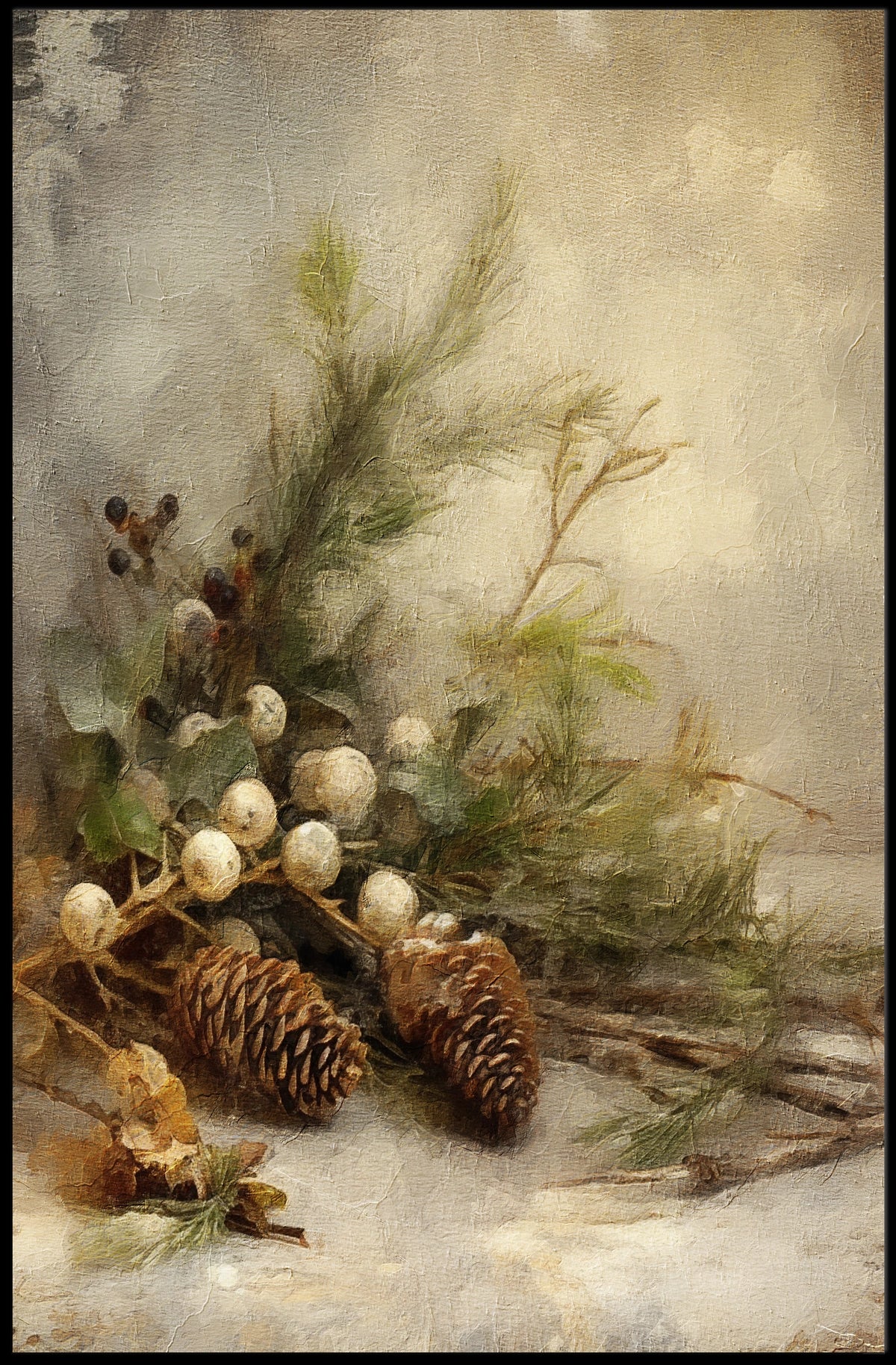 Winter Still Life Poster