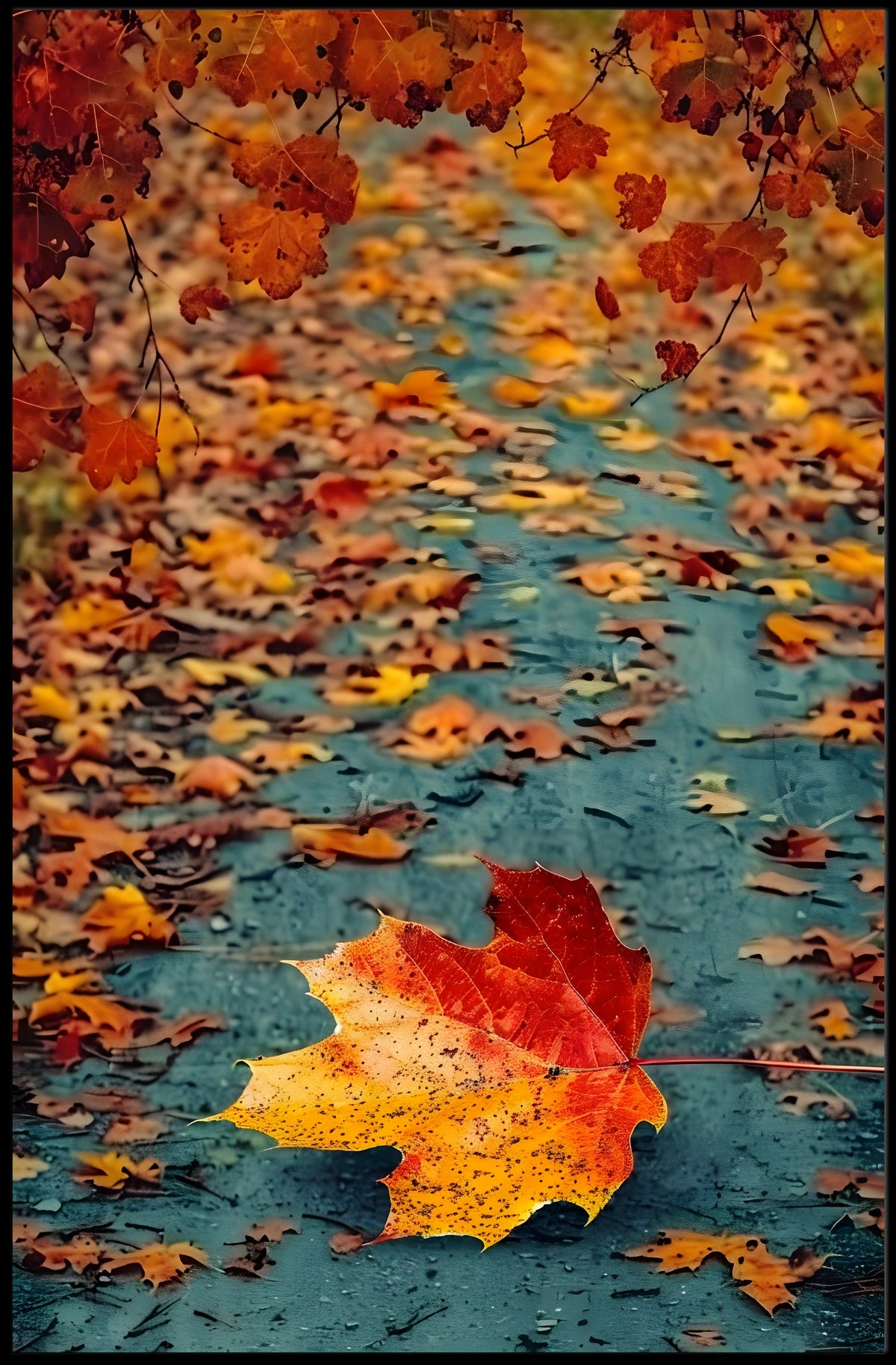 Autumns Pathway Poster