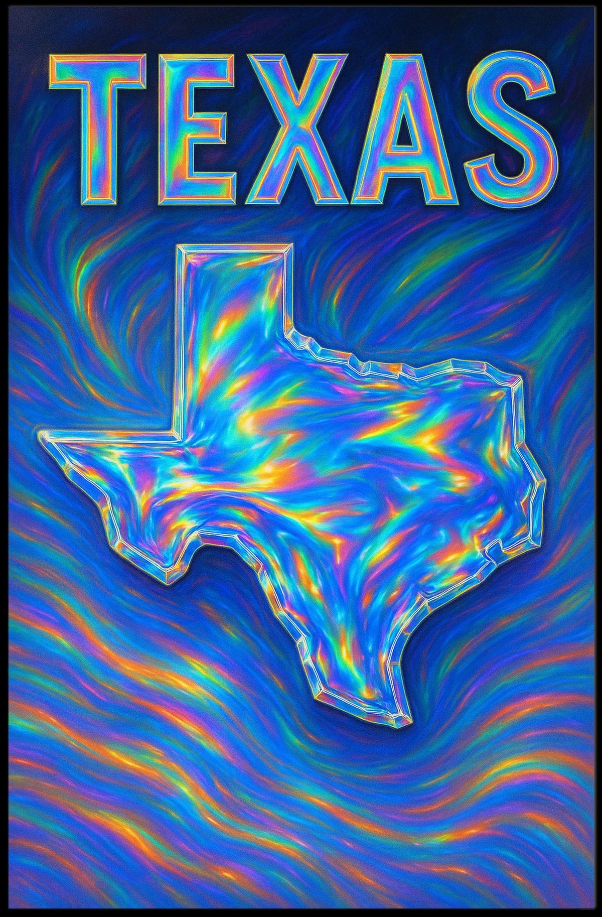 Texas Vibes Poster