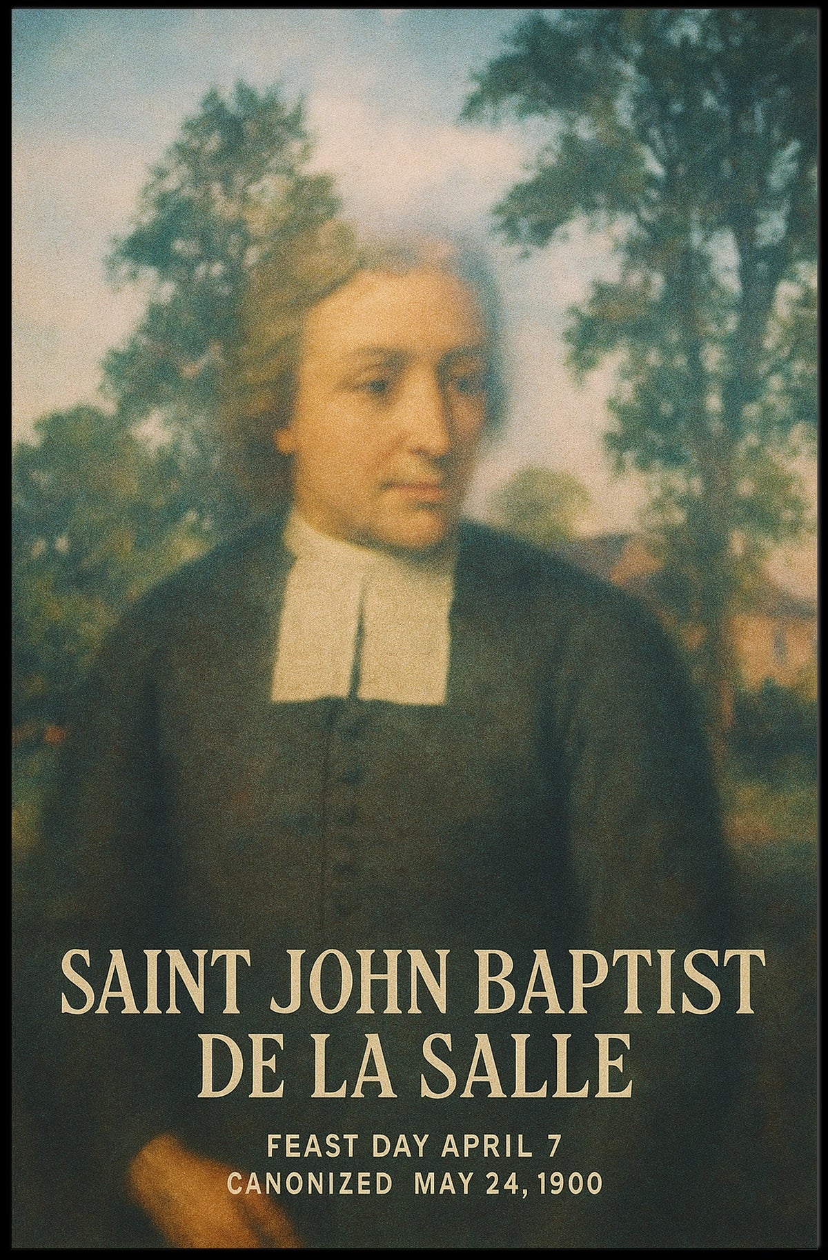 Saint John Baptist De La Salle Poster