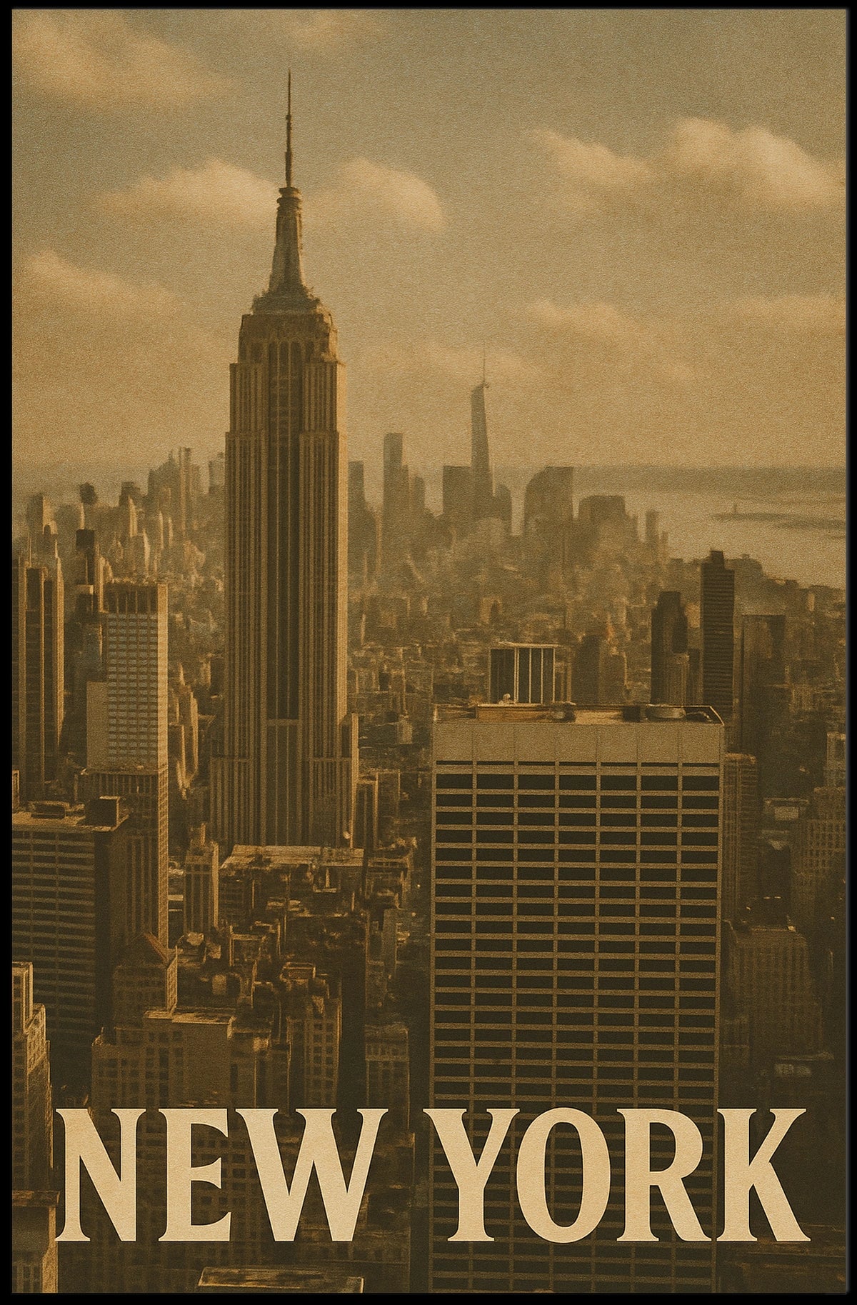 New York City Skyline Poster