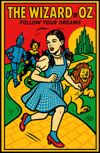 Wizard of Oz Pop Culture Poster PosterGoat