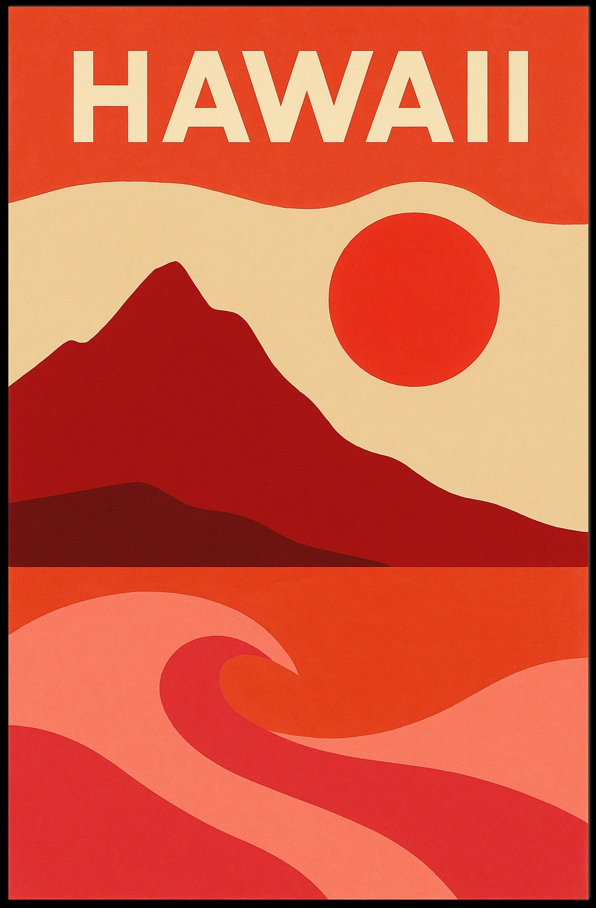Hawaii Vibrant Landscapes Poster