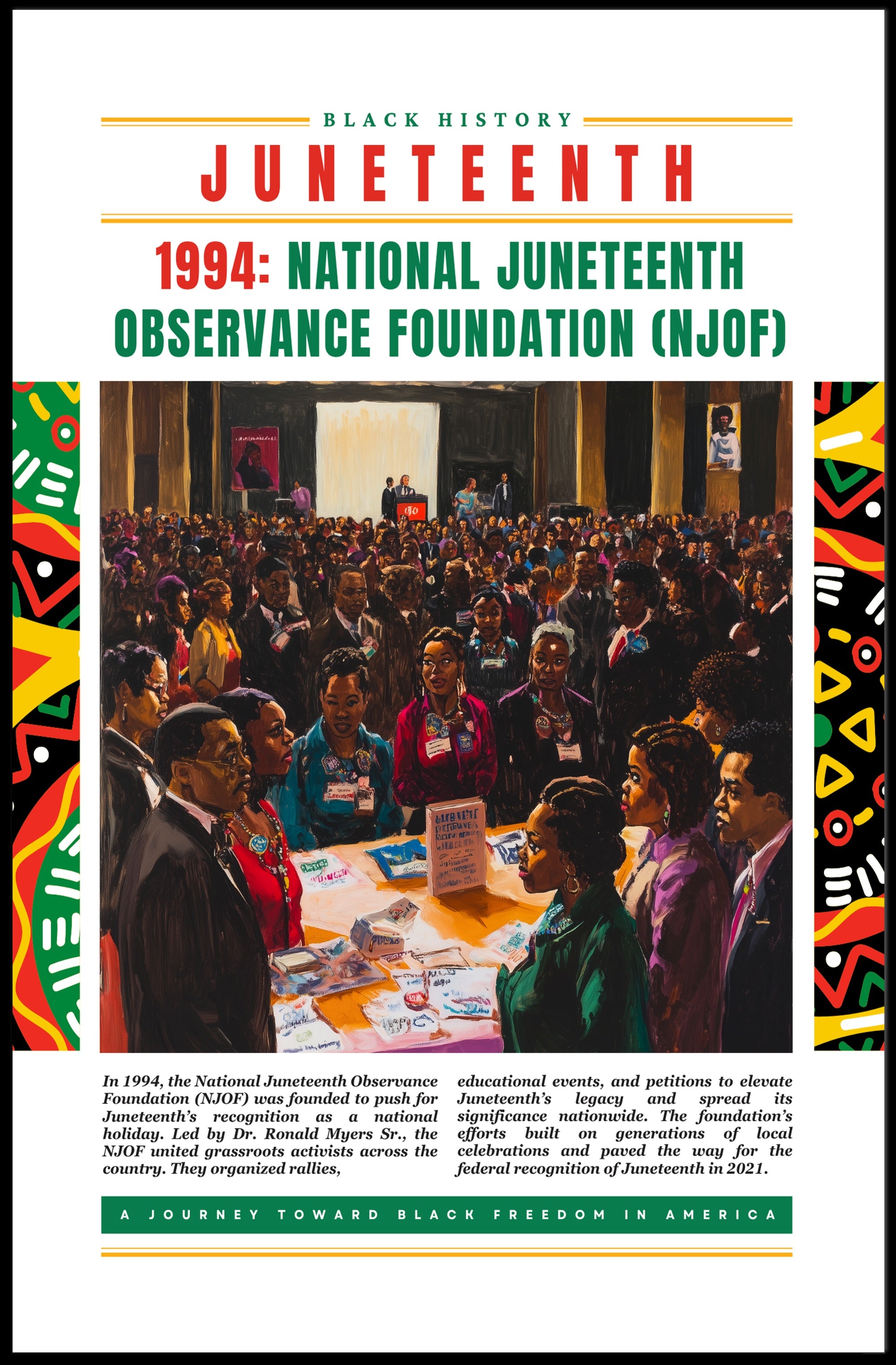 Juneteenth Celebration Poster for Cultural and Heritage Enthusiasts
