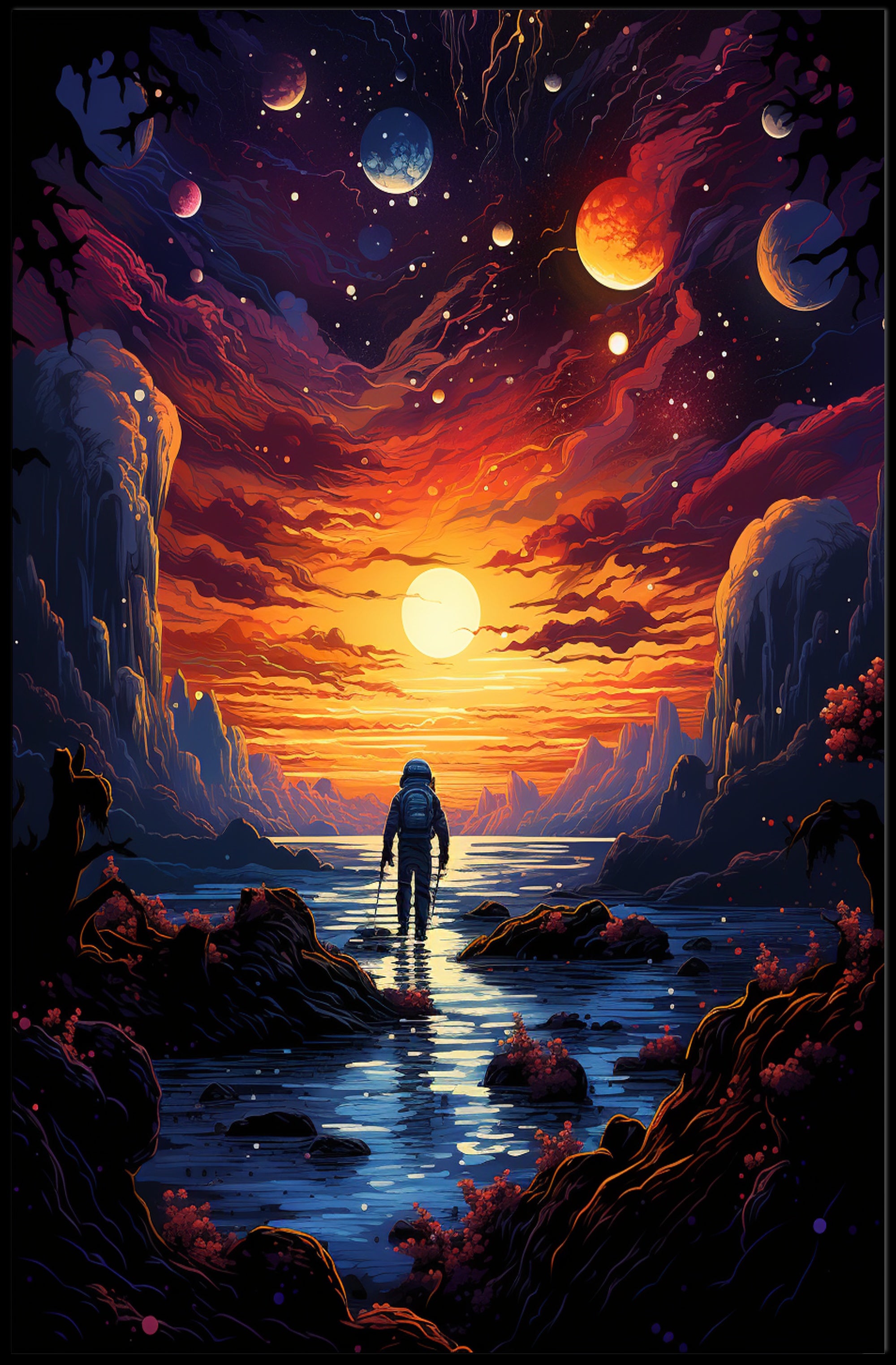 Cosmic Journey Poster PosterGoat