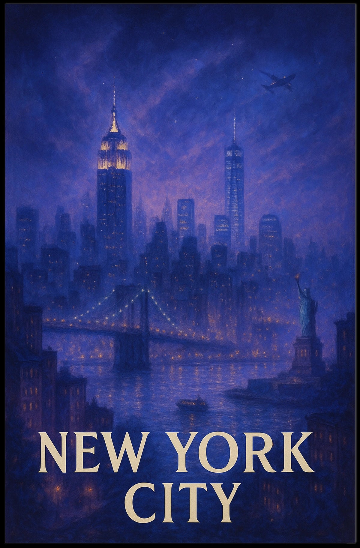 New York City Skyline Poster