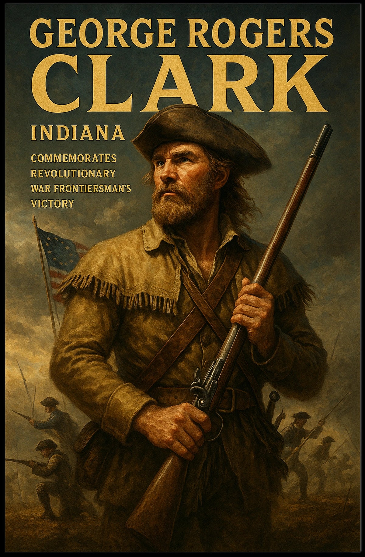 George Rogers Clark Revolutionary War Poster