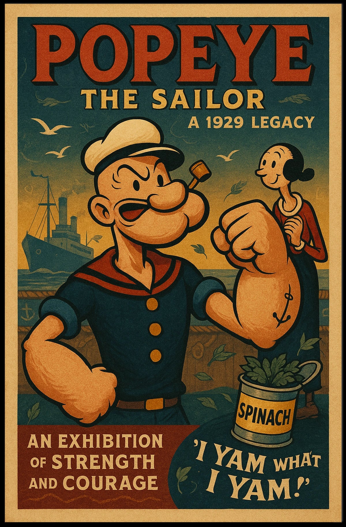 Popeye 1929 Art Poster POP-159