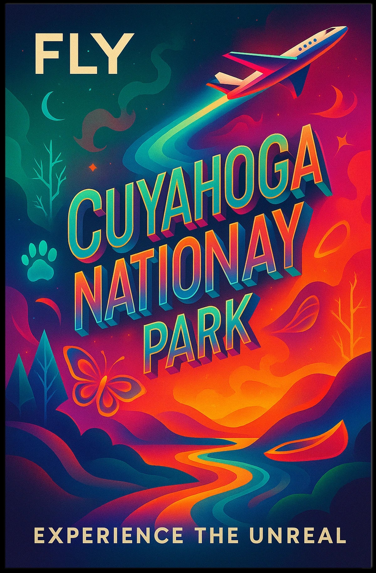 Cuyahoga National Park Adventure Poster