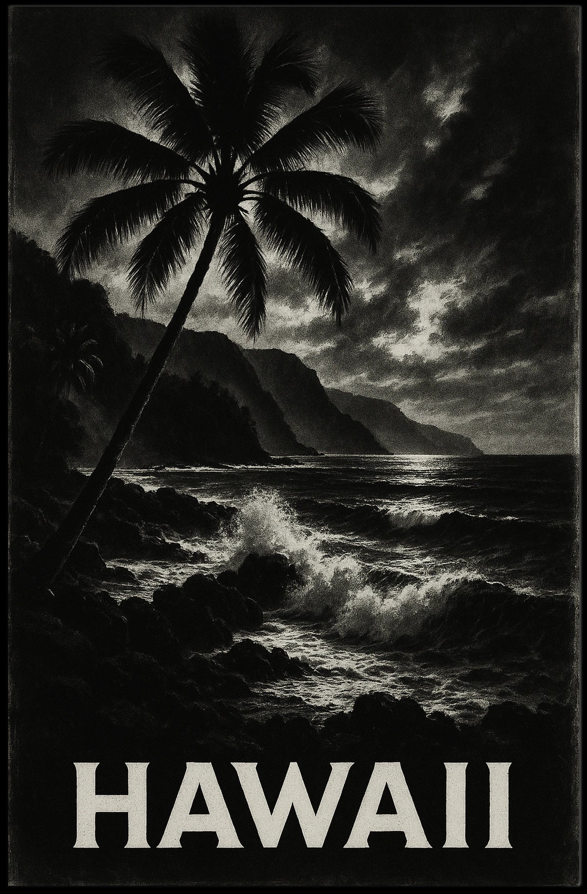 Hawaii Tropical Paradise Poster