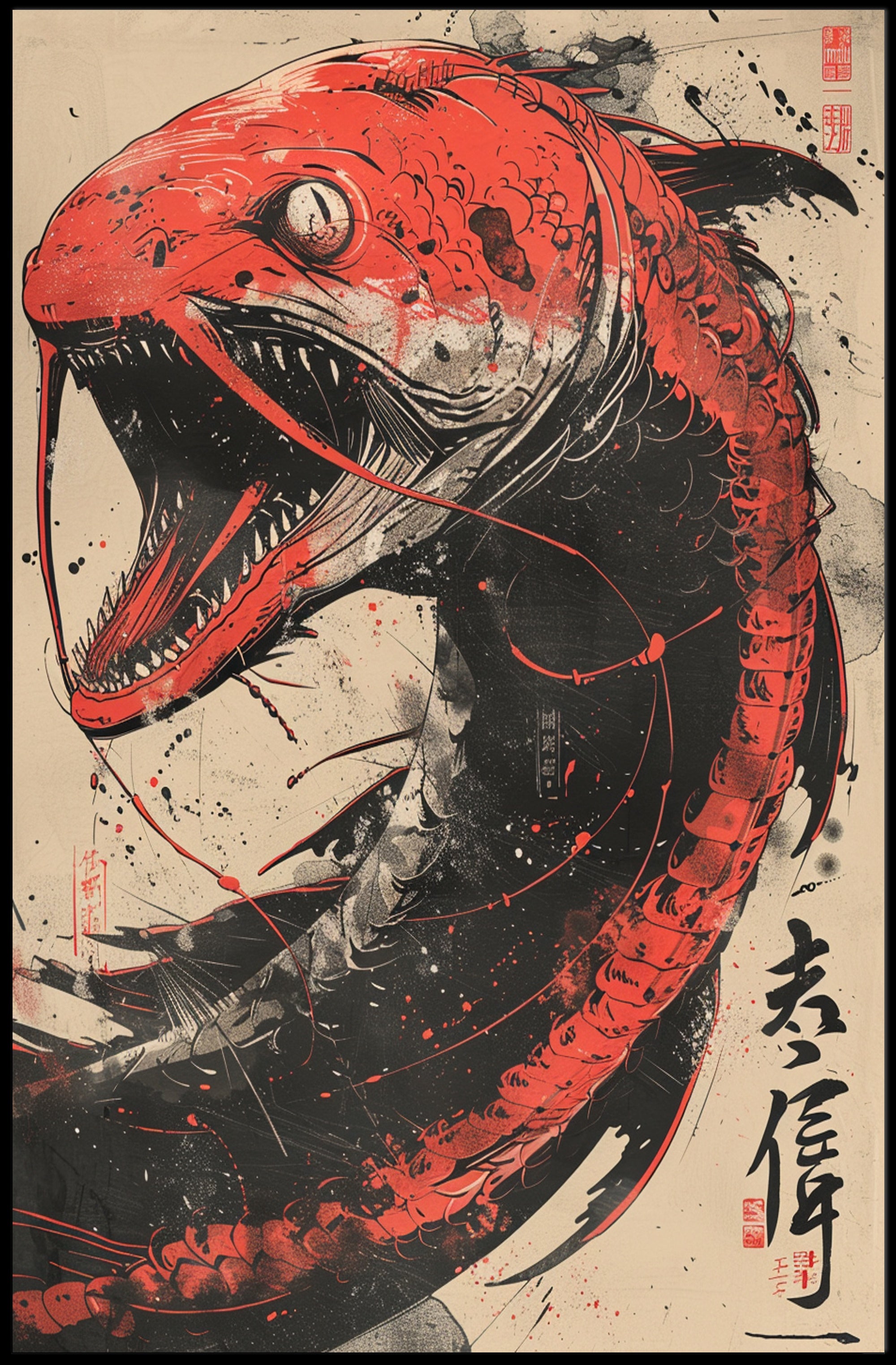 Mystical Chalice Fantasy Poster: Enchanting Fire Display PosterGoat