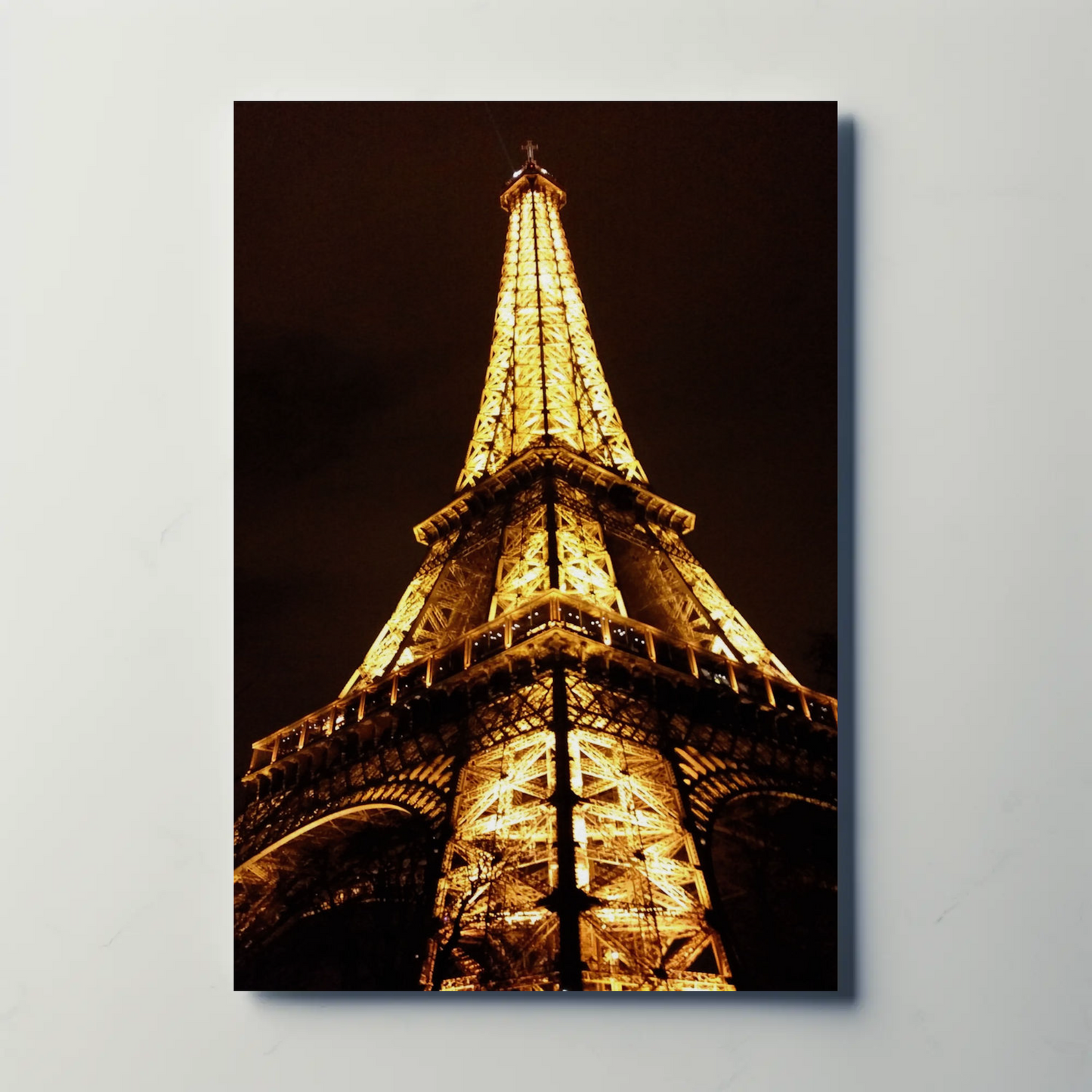 Eiffel Tower – Glow at Night (Close-Up)