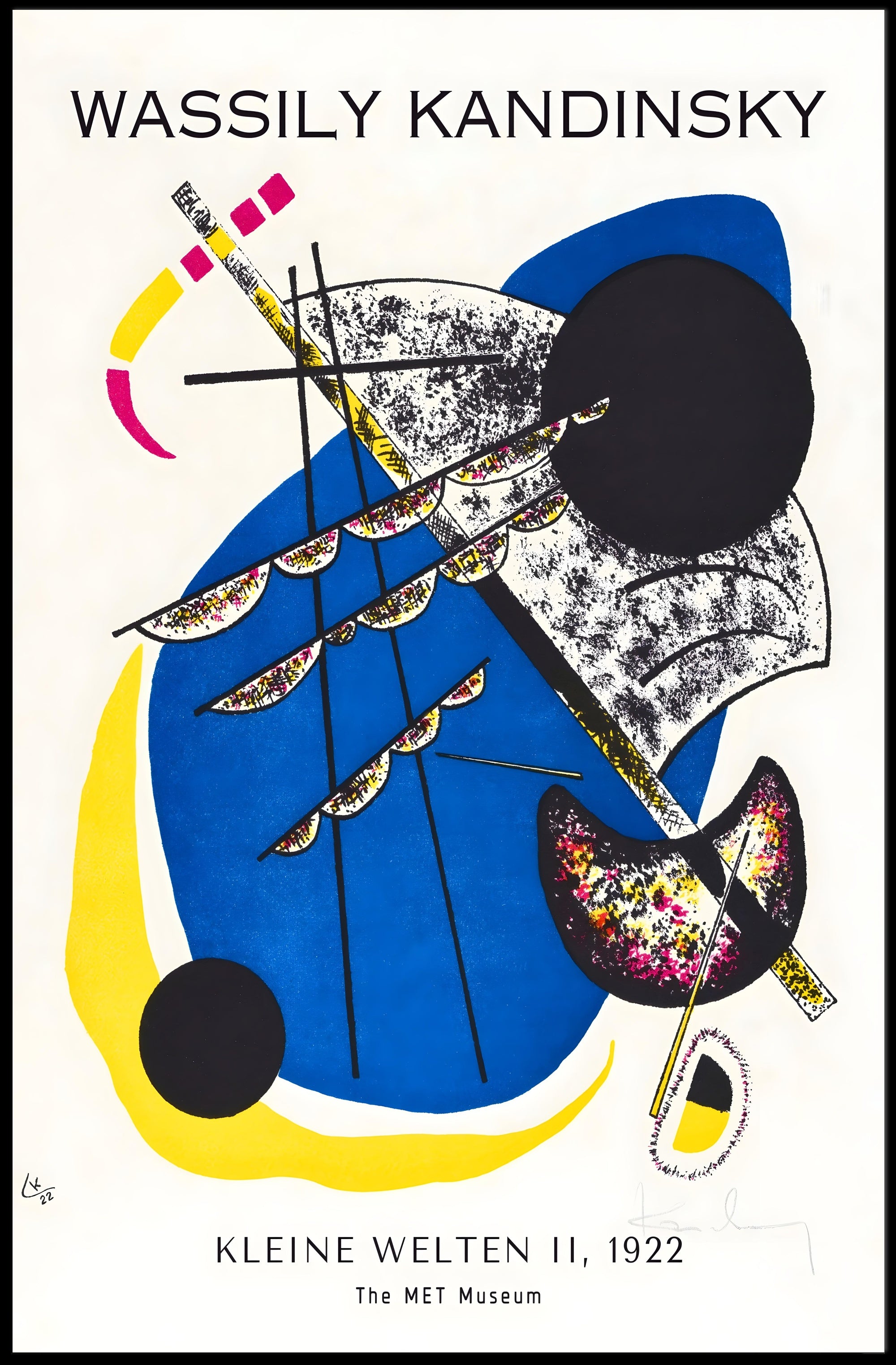 Wassily Kandinsky Kleine Welten II Poster