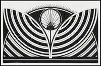 Abstract Geometric Art Deco Modern Symmetrical Poster