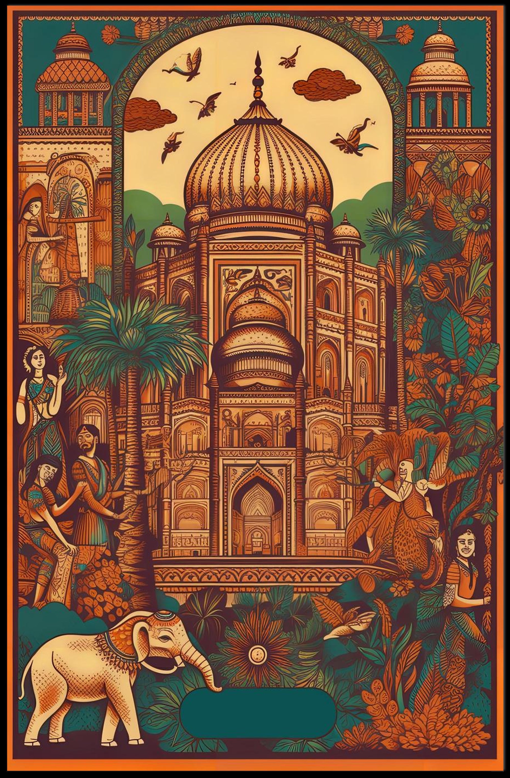 Enchanting Indian Heritage Poster