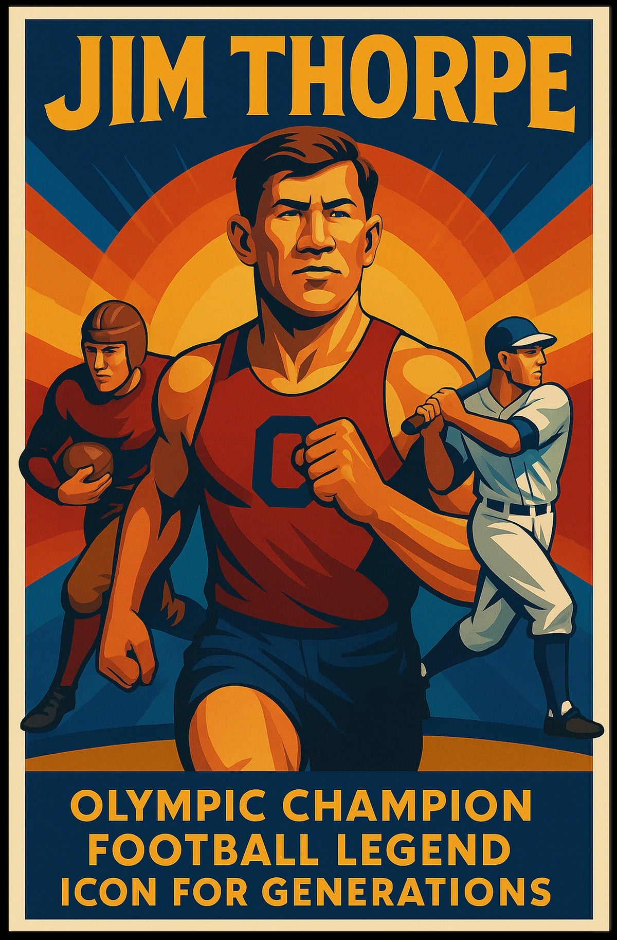Celebrating Jim Thorpe Poster