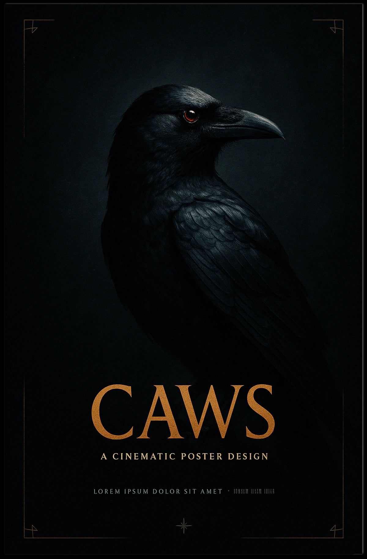 Caws A Cinematic Poster Design Poster