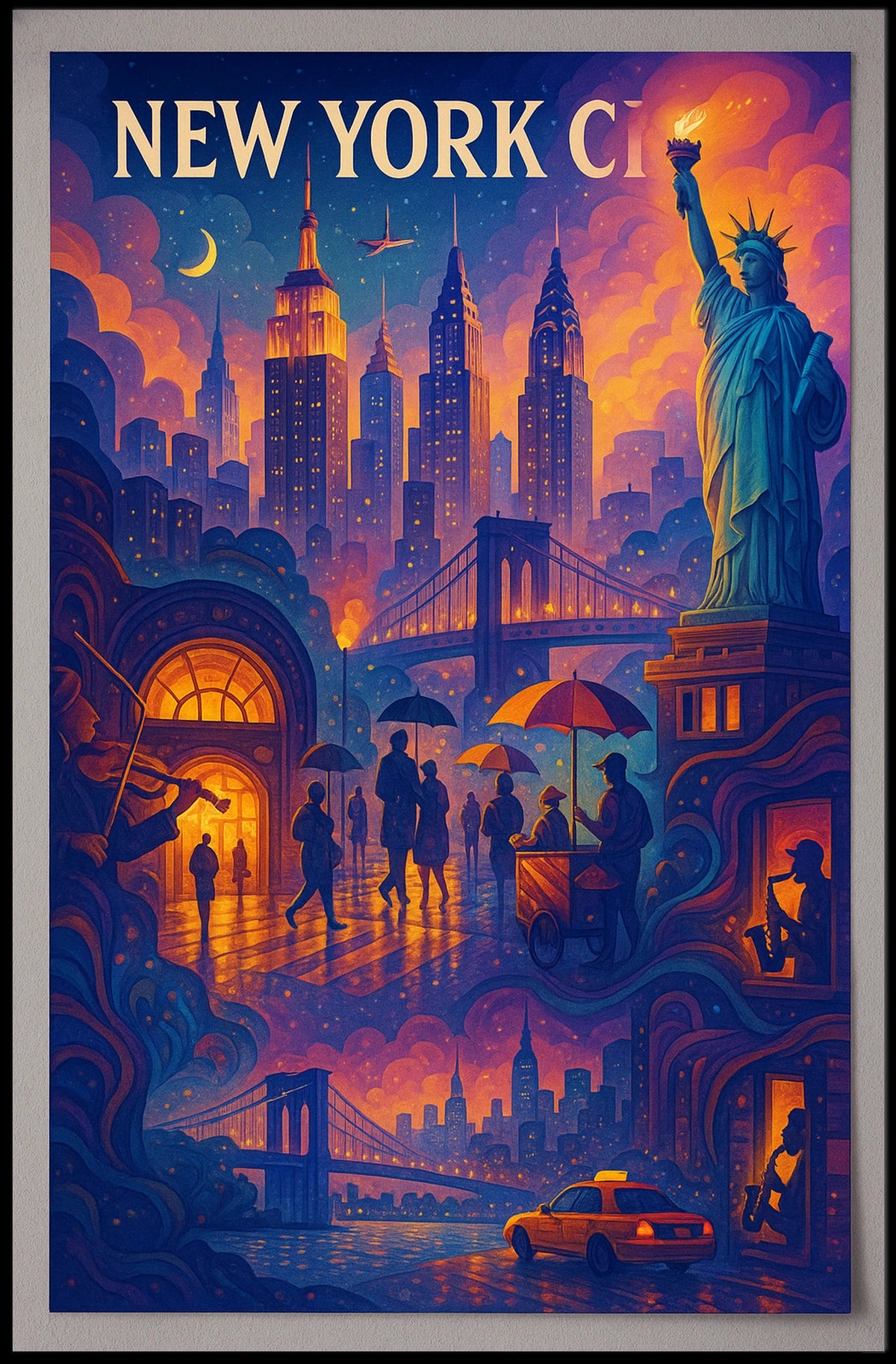 New York City Dreamscape Poster