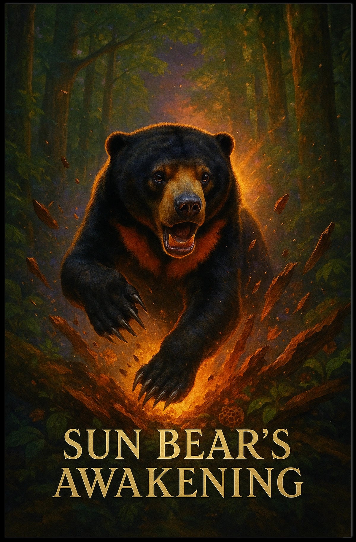 Sun Bears Awakening Poster