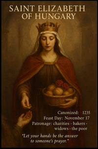 Saint Elizabeth of Hungary Religious Heritage Cultural Poster