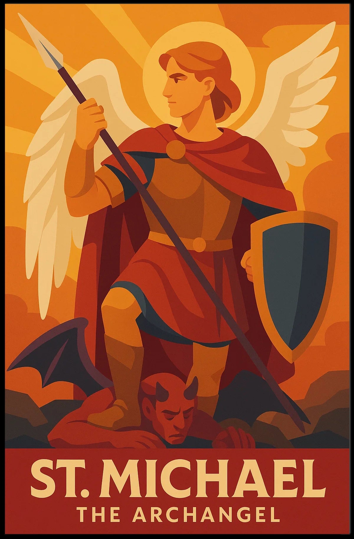 St. Michael The Archangel Poster