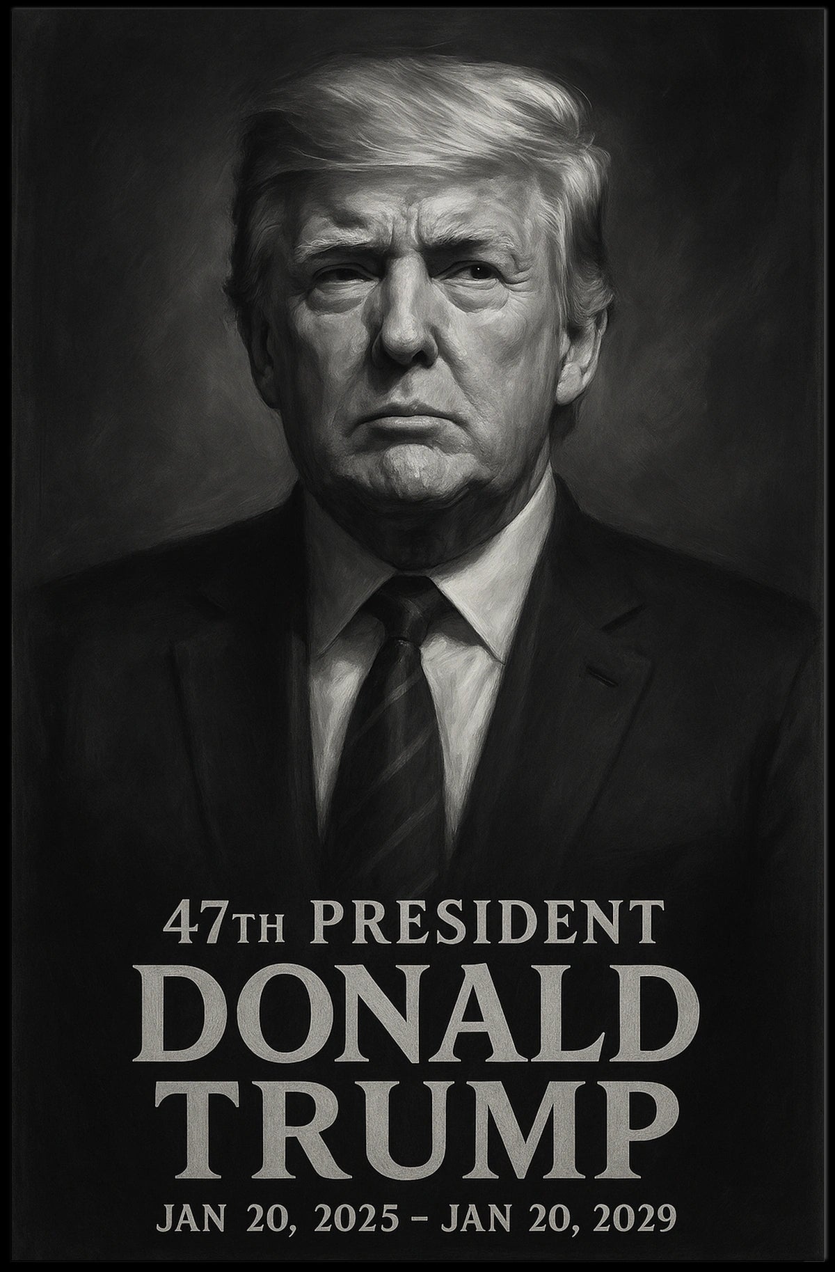 Donald Trump 47th President Poster