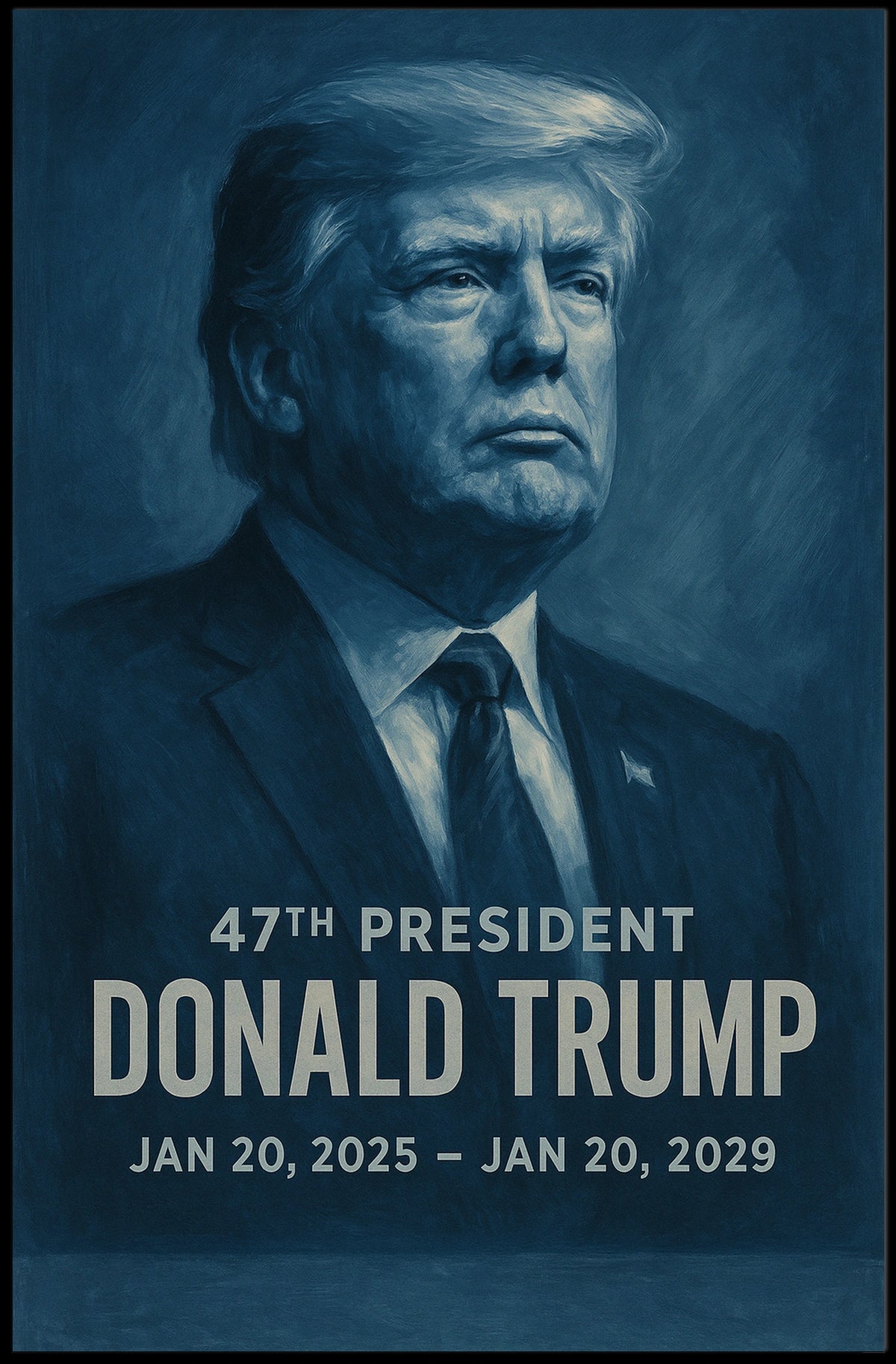 Donald Trump 47th President Poster