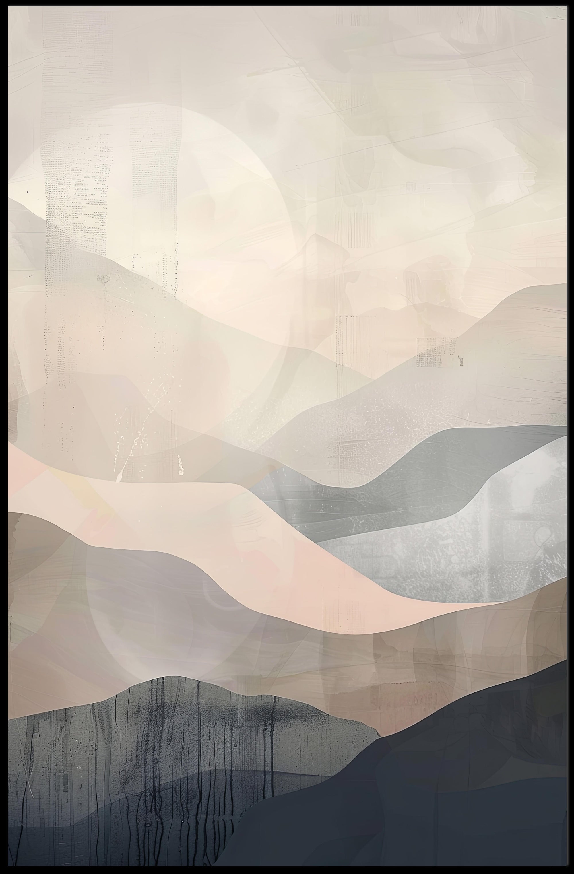 Abstract Landscape Poster